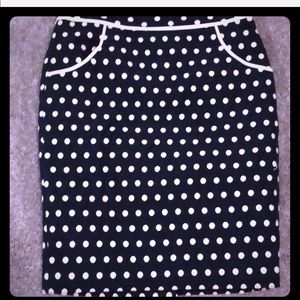 Blue Polka Dots Skirt